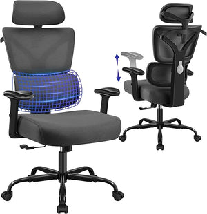 Ergonomic High-Back Mesh Office Chair with Lumbar Support