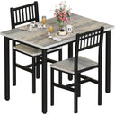 3-Piece Dining Table Set for 2 with Stools