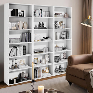 6-Tier Tall Bookshelf – Floor Standing Open Bookcase