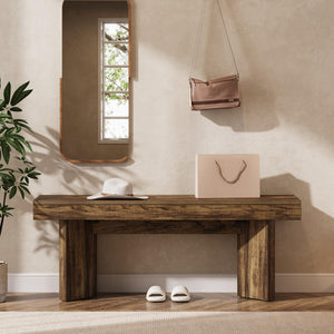 Farmhouse Entryway Bench 47"