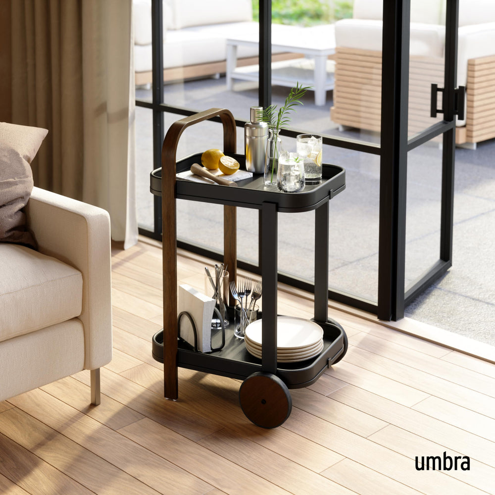 Two-Tier Bar & Serving Cart