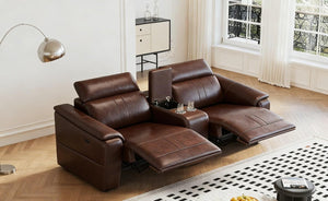 Power Reclining Sectional Sofa with Storage & USB Ports