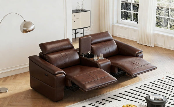 Power Reclining Sectional Sofa with Storage & USB Ports