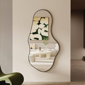 Cloud-Shaped Irregular Wall Mirror with Aluminum Alloy Frame