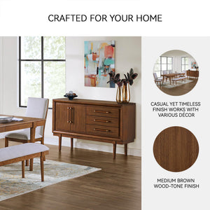 Contemporary 2-Door Dining Server with Storage