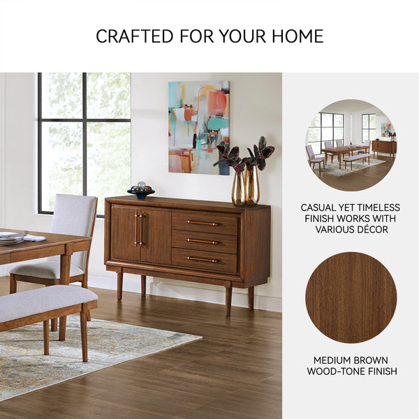 Contemporary 2-Door Dining Server with Storage