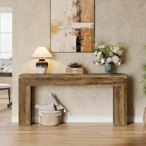 70.9-Inch Extra Long Console Table – Farmhouse Entryway Sofa Table