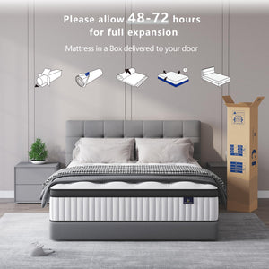 Full Size 10 Inch Hybrid Mattress – Memory Foam & Pocket Springs