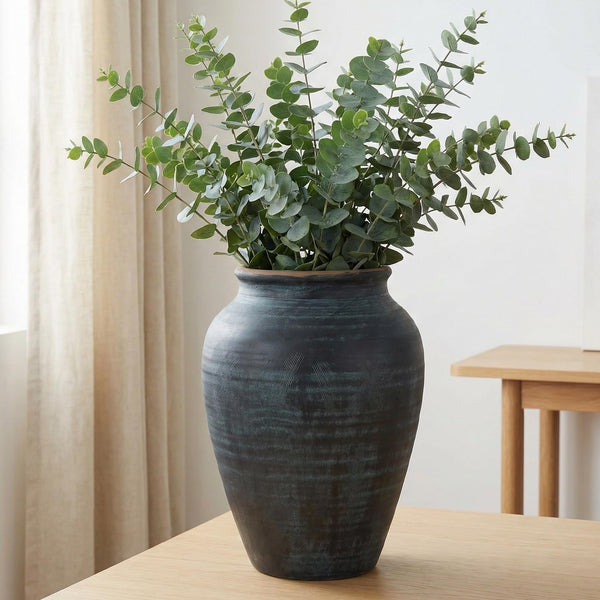 Indigo Ceramic Vase