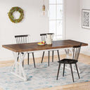 Farmhouse Dining Table 78.7-Inch for 6-8 People