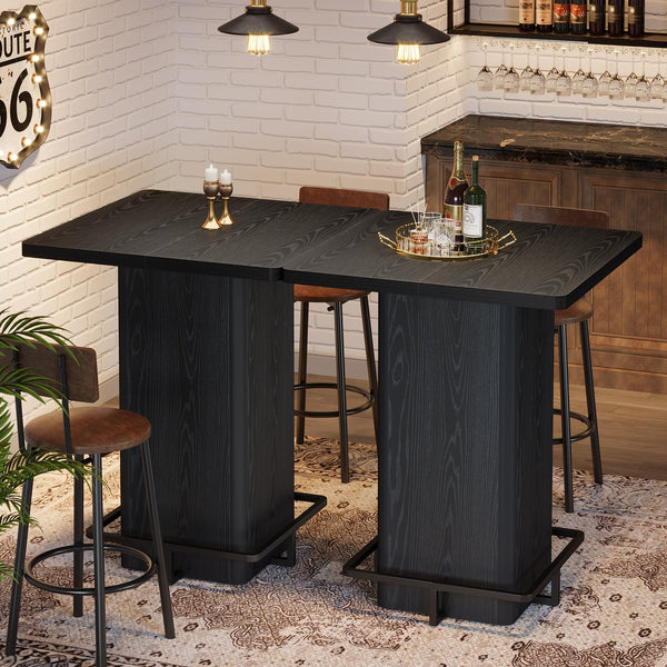Square Bar Table, 39.37" High