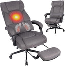 Massage Office Chair with Heat & Footrest