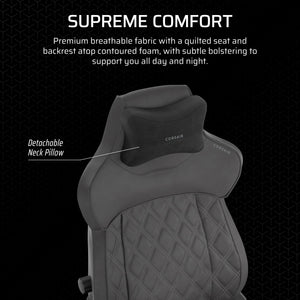 Gaming Chair – Wide Seat with Lumbar Support & Adjustable Armrests