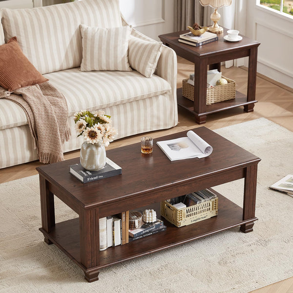 Farmhouse TV Stand & Coffee Table Set