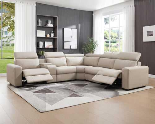 Power Recliner Sectional Sofa with Storage & USB Port