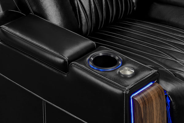 Home Theater Power Recliner Seating with Heat & Massage