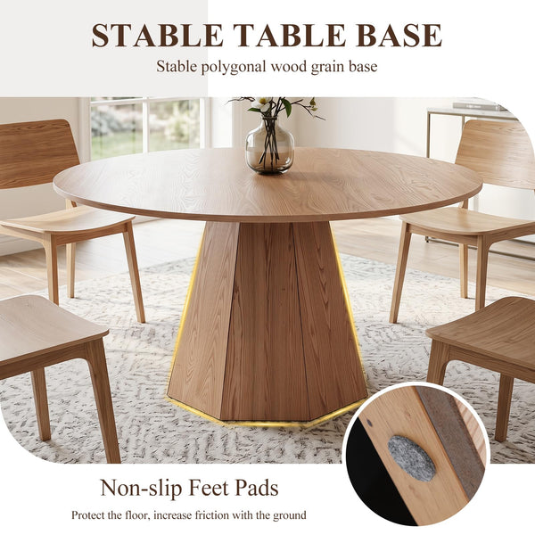 Round Pedestal Dining Table