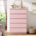 5-Drawer Chest Dresser with Handleless Design