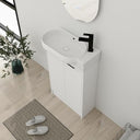 23-Inch Freestanding Bathroom Vanity with Ceramic Sink