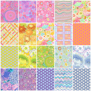 Classics Plus Sorbet Fat Quarter Bundle – 20 Pieces, 100% Cotton