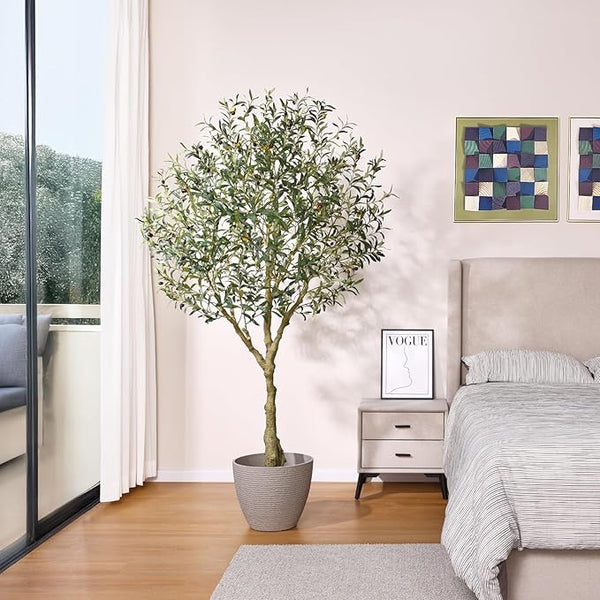 Artificial Olive Tree – 8FT Indoor with Planter
