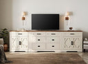 110" Farmhouse TV Stand & Entertainment Center
