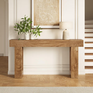 63-Inch Console Table for Entryway, Sofa Table, Hallway & Living Room