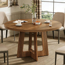 Round Dining Table – MDF Top, 43-Inch, 300 lb Capacity