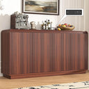 59" Fluted Sideboard Cabinet with Charging Station