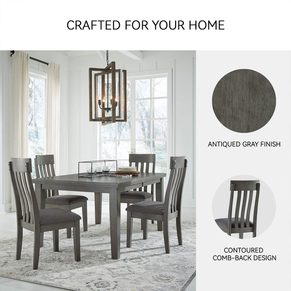 Contemporary Upholstered Dining Side Chairs, Set of 2