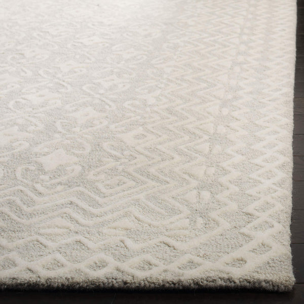 Hand-Tufted Wool Area Rug 9' x 12' – Floral Blossom, Rectangular