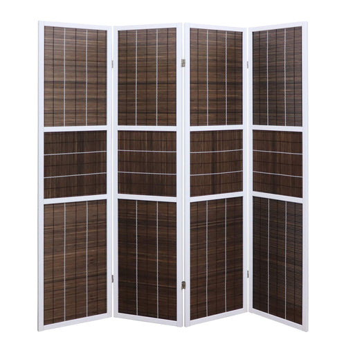 4-Panel 6ft Folding Room Divider