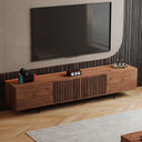 70.87" Mid-Century Modern TV Stand with 4 Storage Compartments