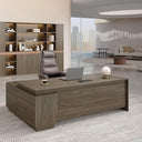 63" L-Shaped Executive Desk with Reversible Return