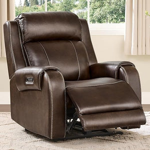 Power Recliner Chair with Adjustable Headrest & USB Ports