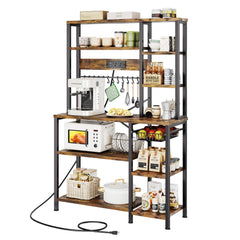 6-Tier Kitchen Baker's Rack with Power Outlet