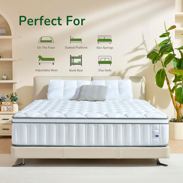 Hybrid Gel Memory Foam Pocket Spring Mattress