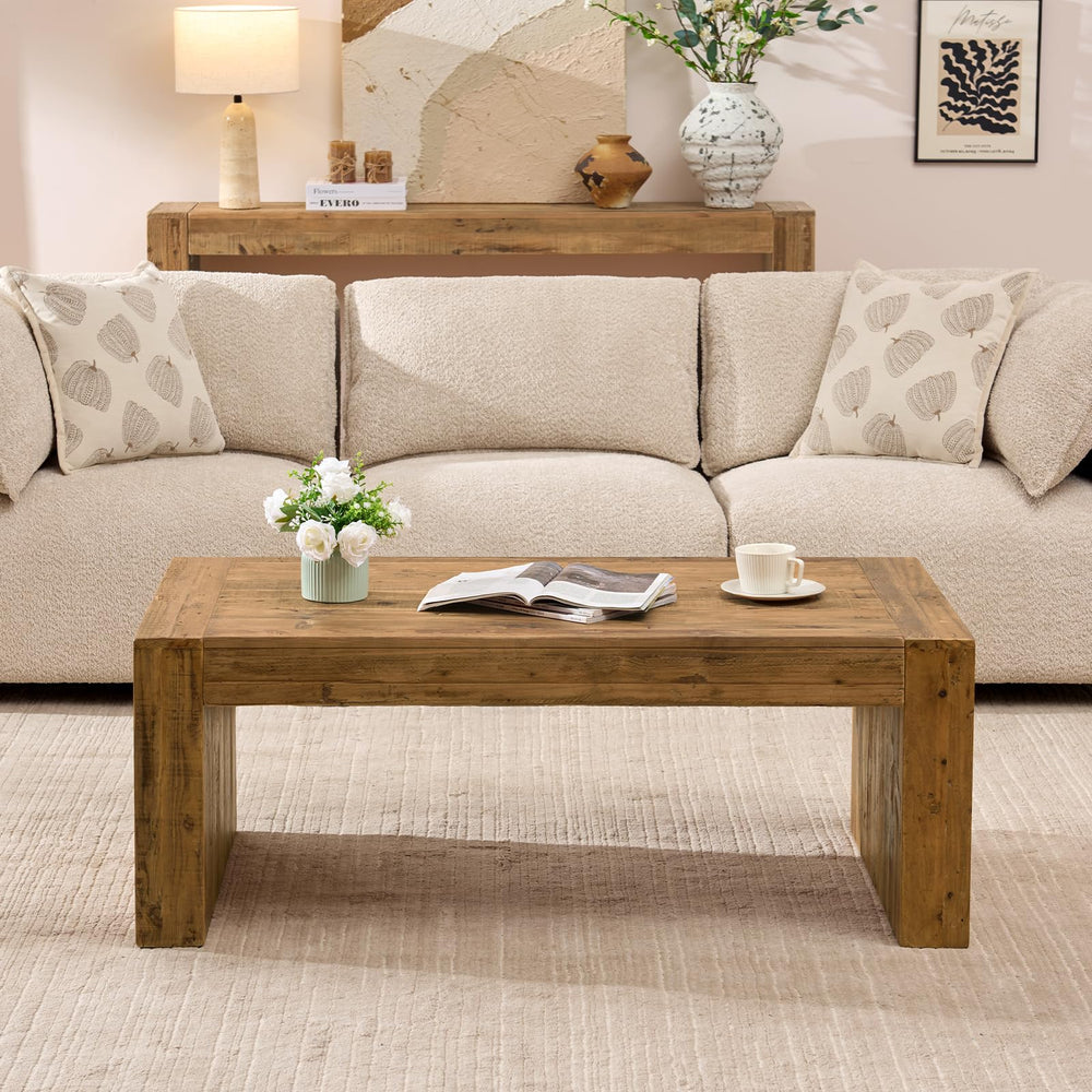 Reclaimed Solid Wood Coffee Table