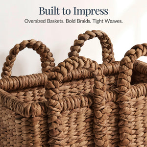 3-Piece Woven Storage Baskets Set