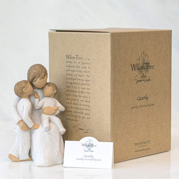Hand-Painted Resin Mother & Child Figurine