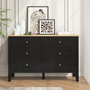 6-Drawer Dresser with TV Stand, 47" Wide