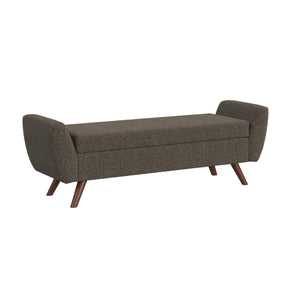 Modern Storage Bench with Wood Legs