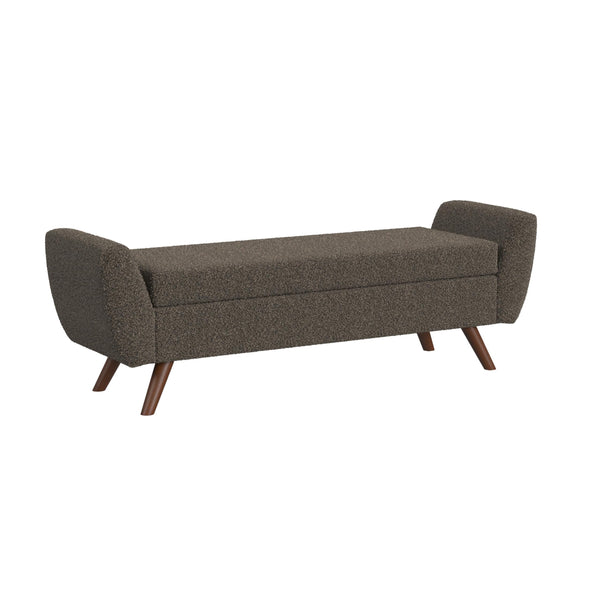 Modern Storage Bench with Wood Legs