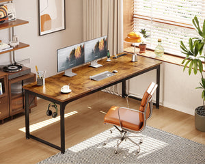 71 Inch Computer Desk with USB Ports & Power Outlets