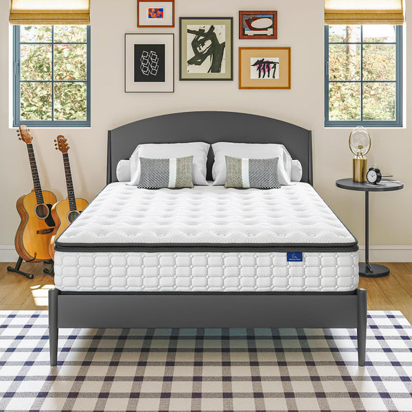 Twin XL Hybrid Pocket Spring Mattress – 10 & 12 Inch, Medium Firm