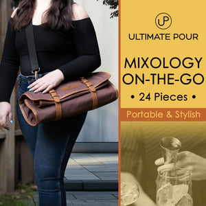 24-Piece Bartender Kit with Travel Bag