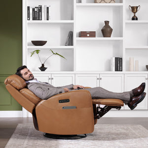 Power Swivel Recliner Chair with Triple Motor & USB Charging
