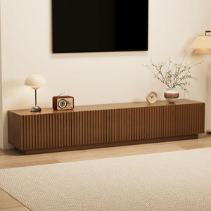 86" Mid-Century Modern TV Stand with Storage
