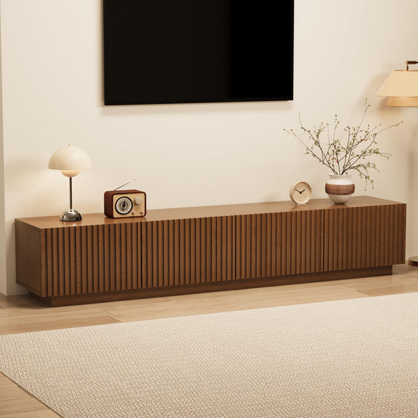 86" Mid-Century Modern TV Stand with Storage