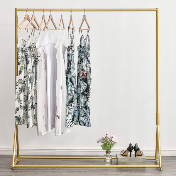Freestanding Metal Clothing Rack